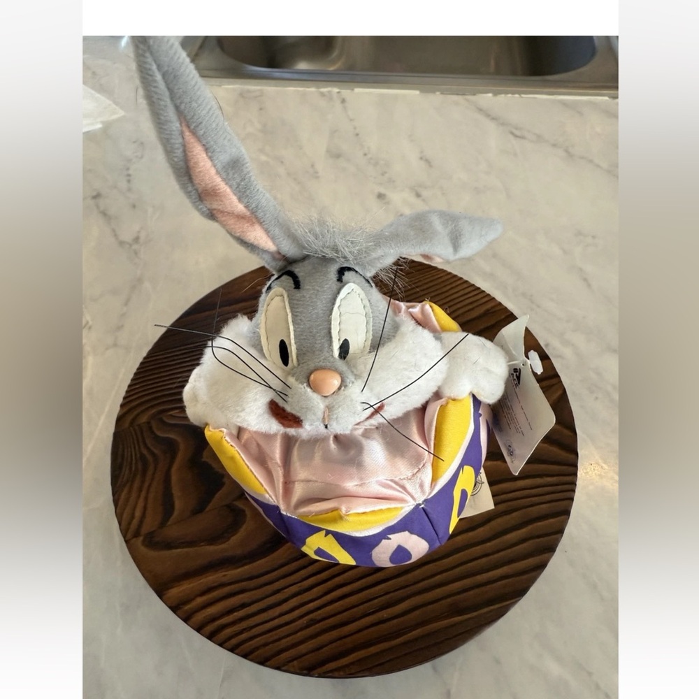 RARE!!! Vintage Easter Bugs Bunny Plush 1997 NWT And 1995 Baby Bugs Bunny Plush